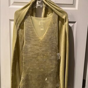 Elegant Yellow Women's Sweater